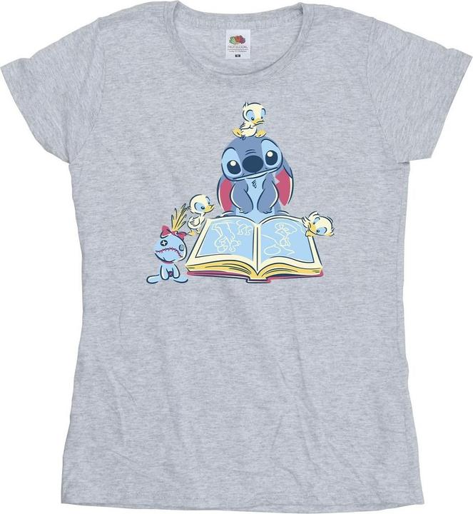 Image du produit Disney - T-shirt LILO & STITCH READING A BOOK - Femme (M)