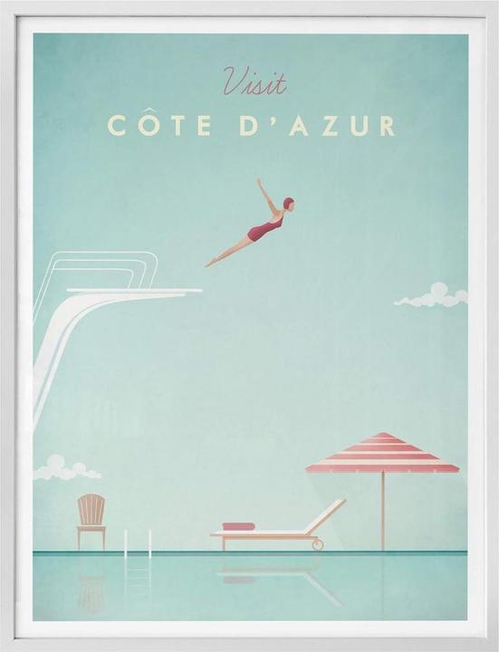 Actual product image Trenddeko Rivers - Côte d'Azur (60 x 80 cm)
