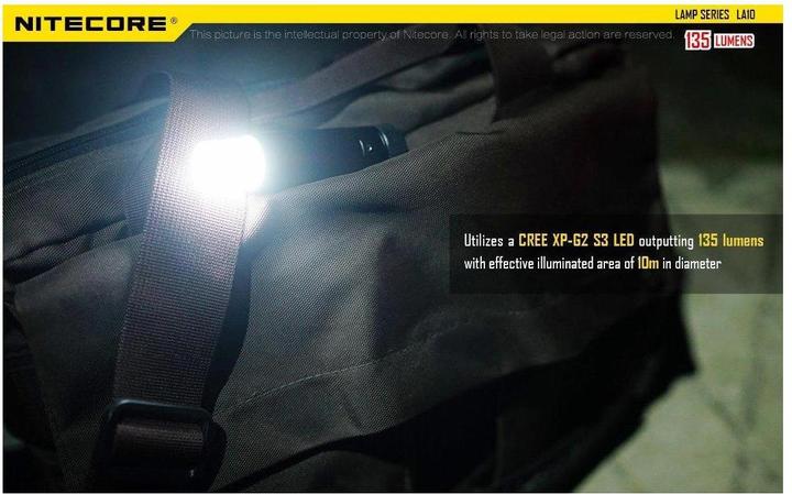 Actual product image Nitecore La10 Cri (7.85 cm, 75 lm)