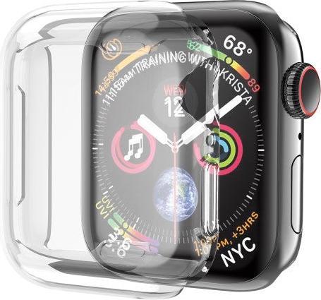 Cover-Discount Apple Watch 45mm - rubber protective case transparent