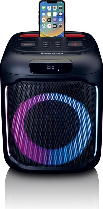 Produktbild Lenco Bluetooth Speaker PA-100 Party Speaker Schwarz (14 h, Batteriebetrieb)