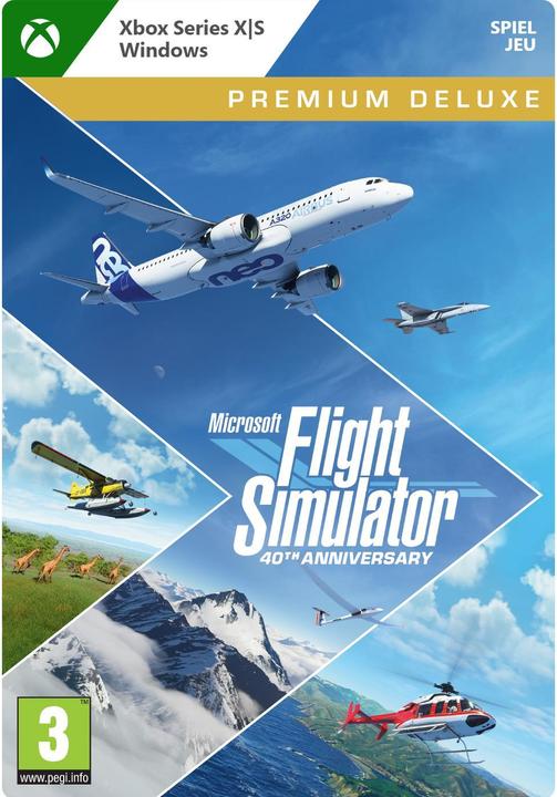 Microsoft Flight Simulator: 40th Anniversary - Premium Deluxe Edition (PC, Xbox Series X, Xbox Series S)