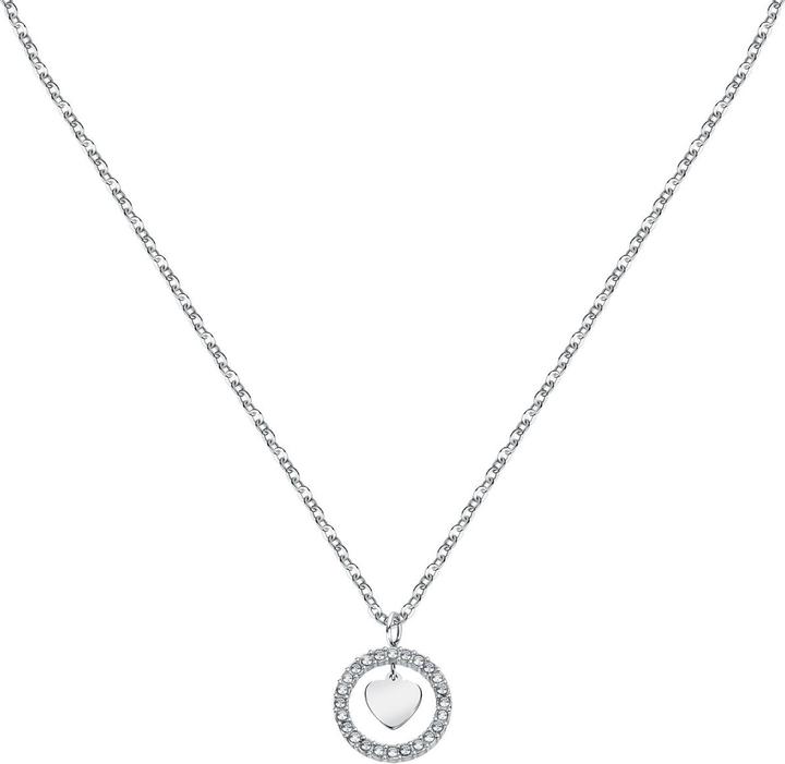 La Petite Story Love Heart Halskette (Edelstahl, 40 - 45 cm)