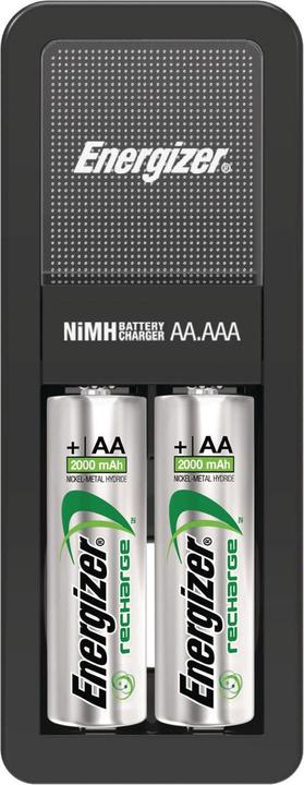 Produktbild Energizer Recharge Mini (2 Stk., AA, 2000 mAh, Ladegerät inkl. Akku)