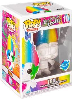 Produktbild Funko Pop DIY Good Luck Trolls Rainbow Troll Doll Limitierte Auflage