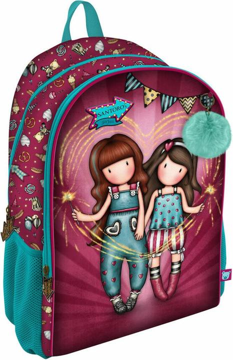 Image du produit Gorjuss Sac à dos scolaire Fireworks rouge grenat (31.5 x 44 x 22.5 cm)