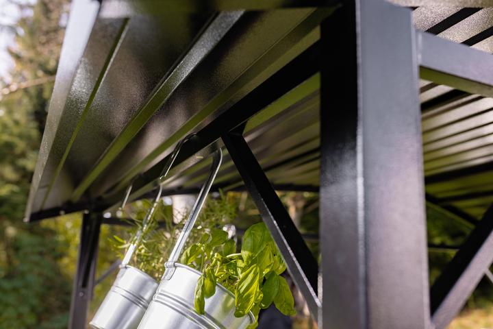 Produktbild Grillfürst Premium Grillpavillon aus Stahl mit wetterfestem Metalldach (248 cm, 156 cm)