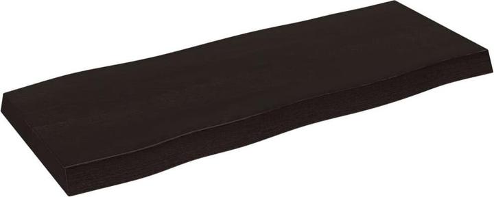 Image du produit VidaXL Tischplatte 100x40x6 cm Massivholz Eiche Behandelt (100 x 40 x 6 cm)