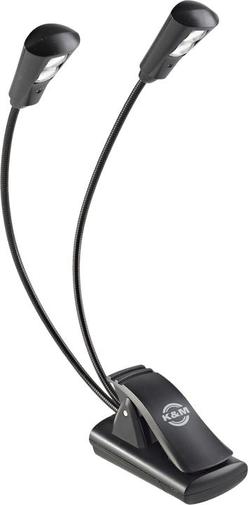 K&M Double 2 LED FlexLight Notenpultleuchte (Instrument Beleuchtung)