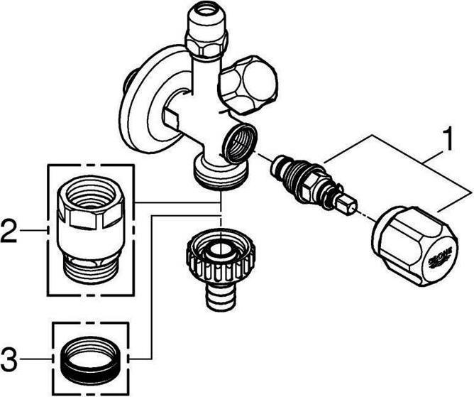Immagine prodotto Grohe Valvola angolare combinata