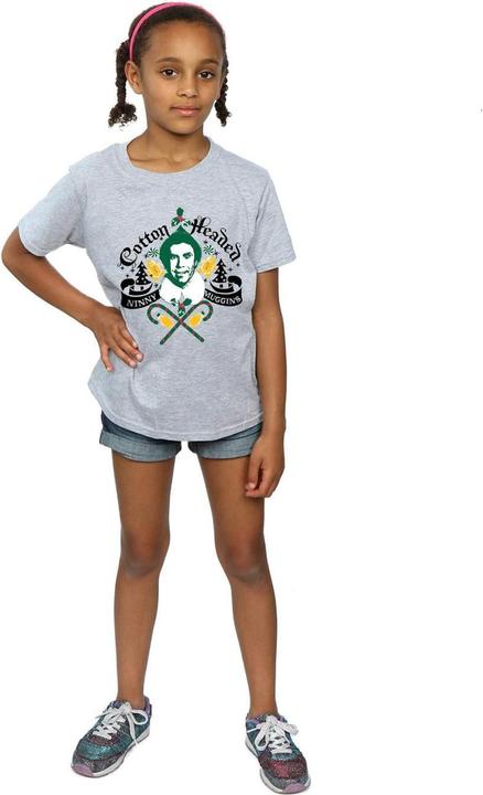 Actual product image Elf Girls Cotton Headed Ninny Muggins Cotton T-Shirt (128)