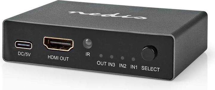 Immagine prodotto Nedis Switch HDMI ™ | 3 porte | 3x ingresso HDMI™ | uscita HDMI™ | 8K@60Hz | 45 Gbps | remoto