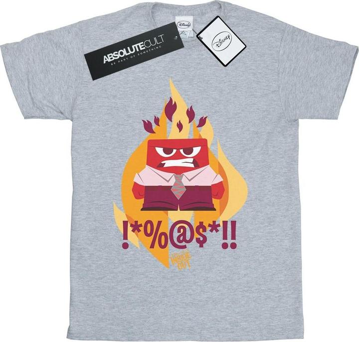 Actual product image Disney Boys Inside Out Fired Up T-Shirt (116)