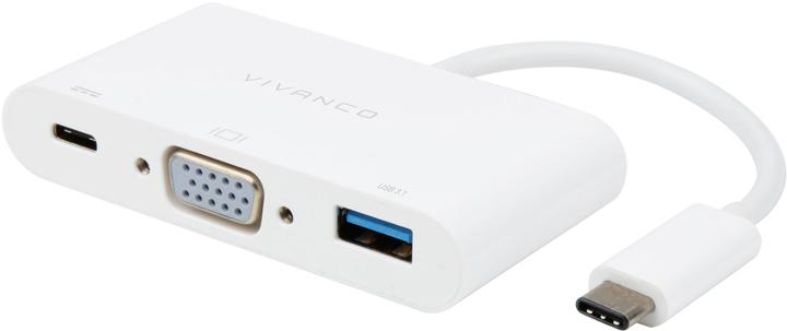 Produktbild Vivanco Adapter USB-C - VGA (USB Typ-C, 10 cm)