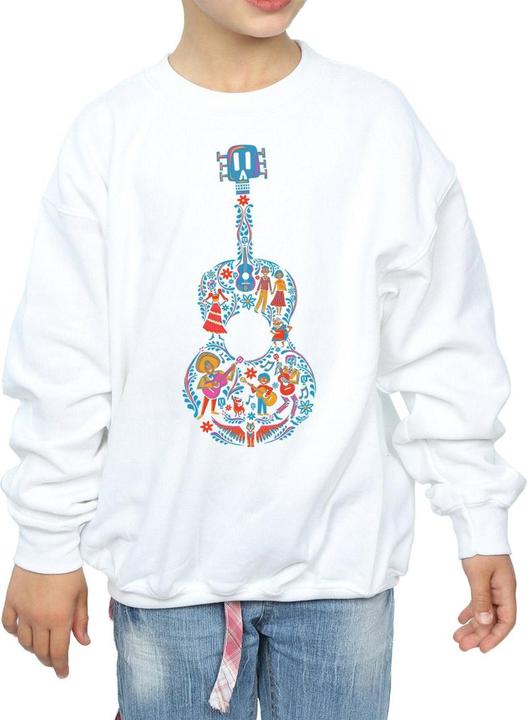 Produktbild Disney Coco Guitar Pattern Sweatshirt Mädchen (152, 158)