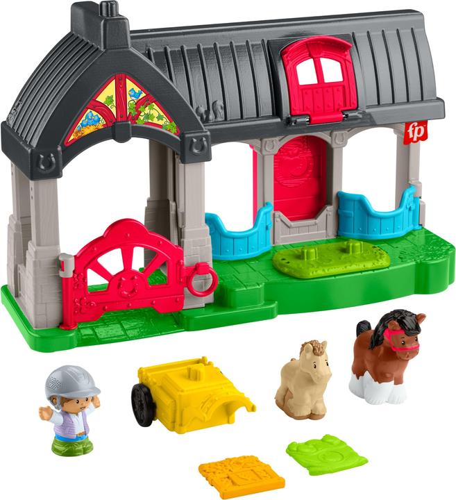 Productafbeelding Fisher-Price Little People Stal Speelset