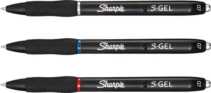 Produktbild Sharpie Gelschreiber 0.7 mm, 3 Stück (Schwarz, Blau, Rot, 3 x)