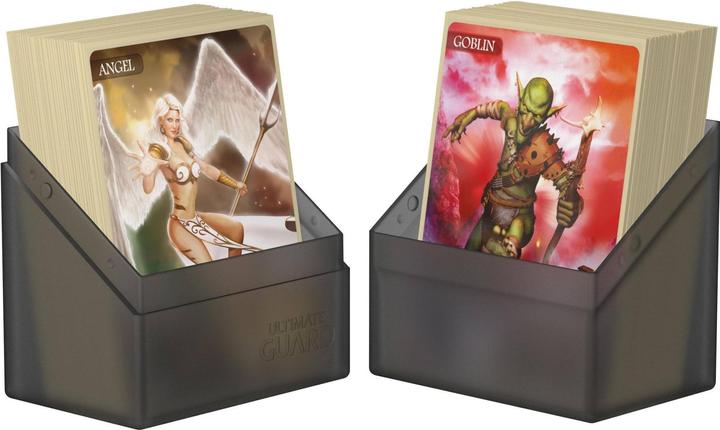 Actual product image Ultimate Guard Card Box Boulder Deck Case Standard Size 60+ Onyx