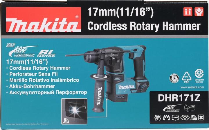 Produktbild Makita DHR171Z SDS-Plus-Akku-Bohrhammer (Akkubetrieb)