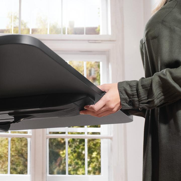 Actual product image Yaasa Desk One - Dark grey/black (91 x 51 cm)
