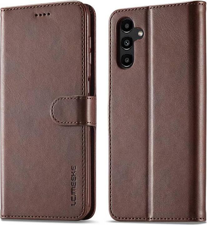 Image du produit LC.Imeeke Huawei P30 - Etui portefeuille avec 3 emplacements pour cartes & fermeture magnétique, marron (Huawei P30)