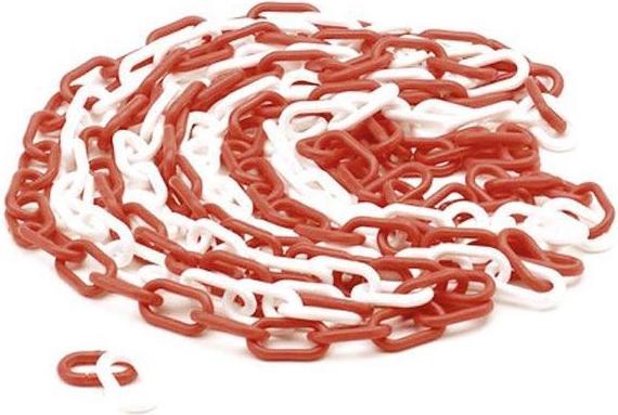 Actual product image Velleman RED/WHITE CHAIN - 5 m