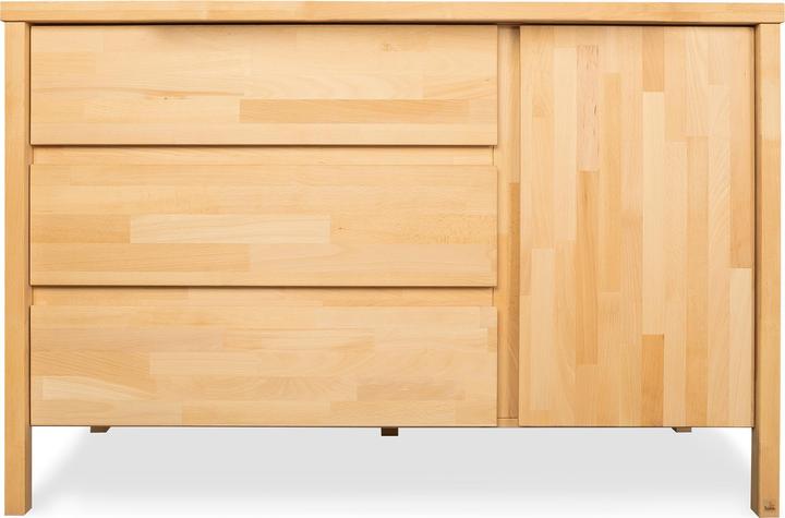 Actual product image Pinolino Enno" children's room set extra-wide large, 3-pcs. (Baby cot, Changing unit, Children's wardrobes)