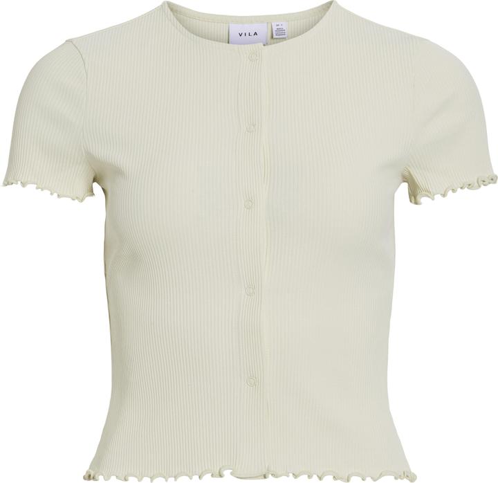 Actual product image Vila Buttoned top with short sleeves (M)