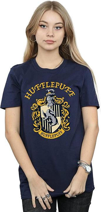 Actual product image Womens/Ladies Hufflepuff Cotton Boyfriend T-Shirt (XL)