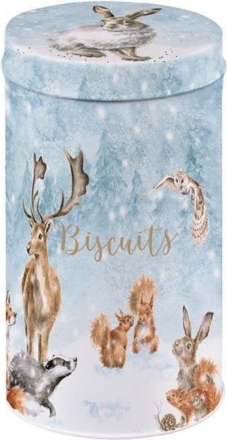 Actual product image Wrendale Design Winter Wonderland Biscuit Tin