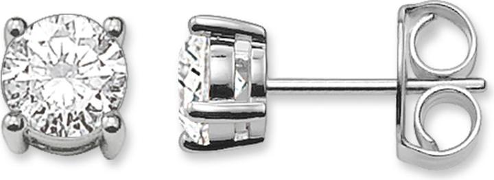 Thomas Sabo Ohrstecker Weisser Stein (925er Silber)