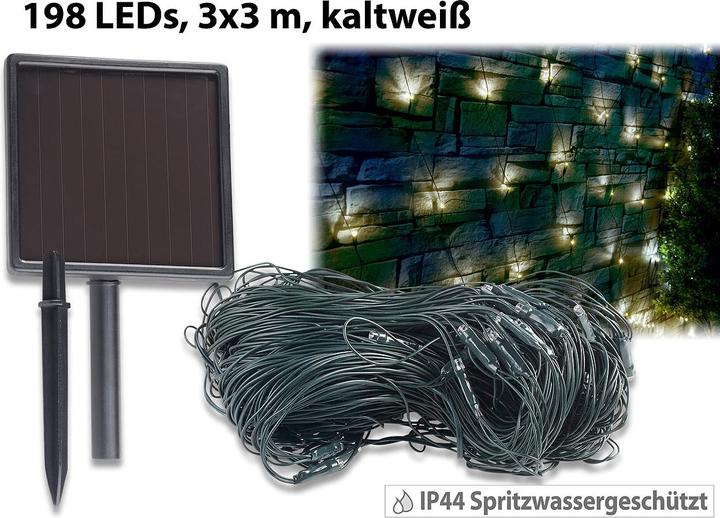 Produktbild Lunartec Solar-LED-Lichternetz (3 m)