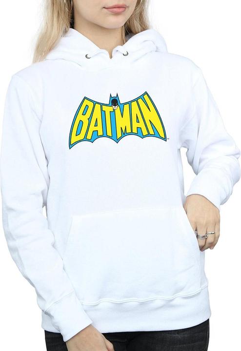 Actual product image Womens/Ladies Batman Retro Logo Hoodie (XL)