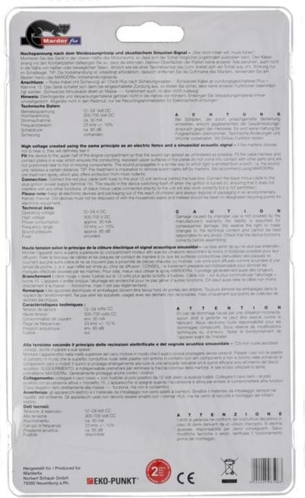 Produktbild Marderfix Hochspannung