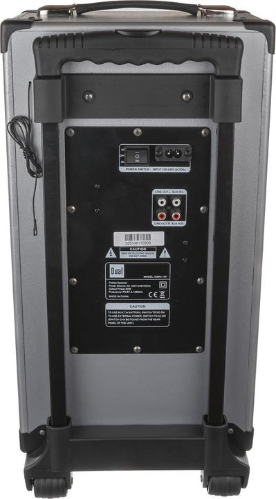 Produktbild Dual DSBX 100 Mobiler PA Lautsprech (5 h, Akkubetrieb)