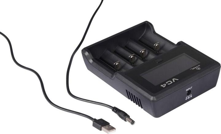 Actual product image Xtar VC4SL (1 pcs., 14500, 16340, 18500, 18650, 21700, 26650, AAA, AA, Rechargeable battery)