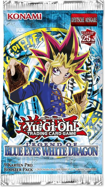 Actual product image Konami Legend of Blue-Eyes White Dragon Booster Display 25th Anniversary (German)
