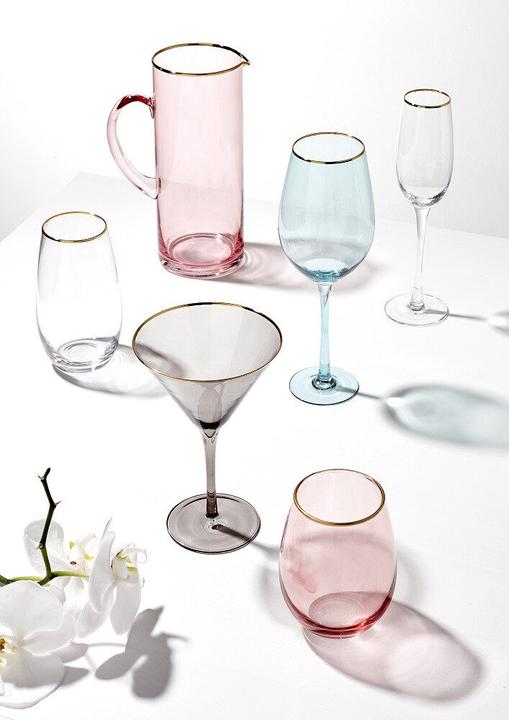 Produktbild Ladelle Handgefertigte Tumbler-Gläser Chloe Peach (4er-Set) (0.60 l, 4 x)