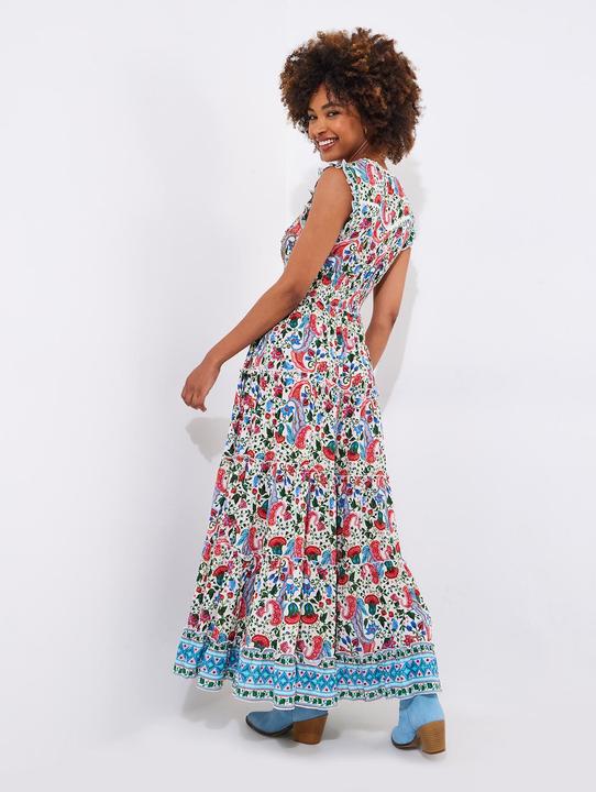 Image du produit Joe Browns Beaded Floral Button Maxi Dress (38)
