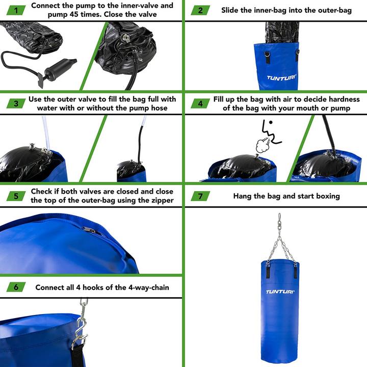 Produktbild Tunturi Wasser Boxsack (100 cm, 30 kg)