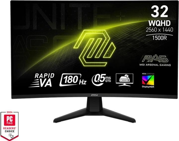 MSI 32"(81.3cm)TFT MAG 32CQ6FDE GAMING 9S6-3DC91M-002 retail (2560 x 1440 pixels, 31.50")