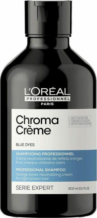 Produktbild L'Oréal Professionnel CHROMA CRÈME blue dyes professional shampoo 300 ml (300 ml, Flüssiges Shampoo)