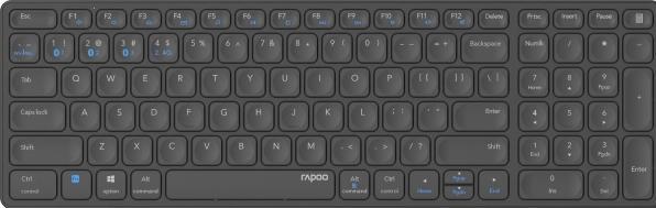 Immagine prodotto Rapoo tastiera MULTIMODE E9700M BLADE Tastiera senza fili, 2,4 GHz (US, Senza fili)