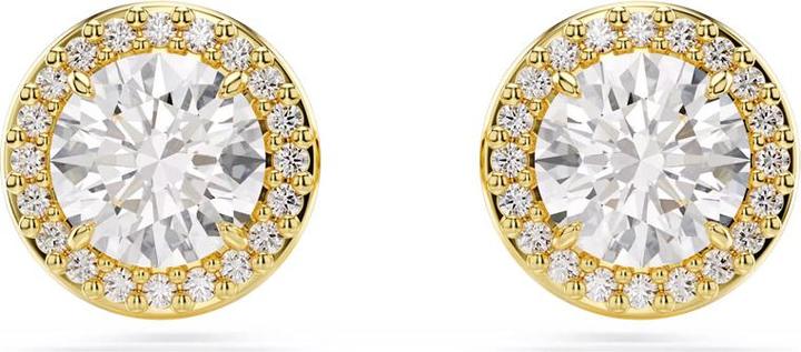 Produktbild Swarovski Una Ohrstecker Rundschliff Gold (Swarovski Metall)