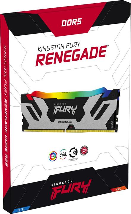 Image du produit Kingston FURY Renegade RGB (2 x 48 Go, 6000 MHz, RAM DDR5, DIMM)