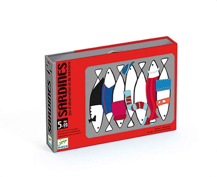 Actual product image Djeco Sardines (German, French, Italian, English)