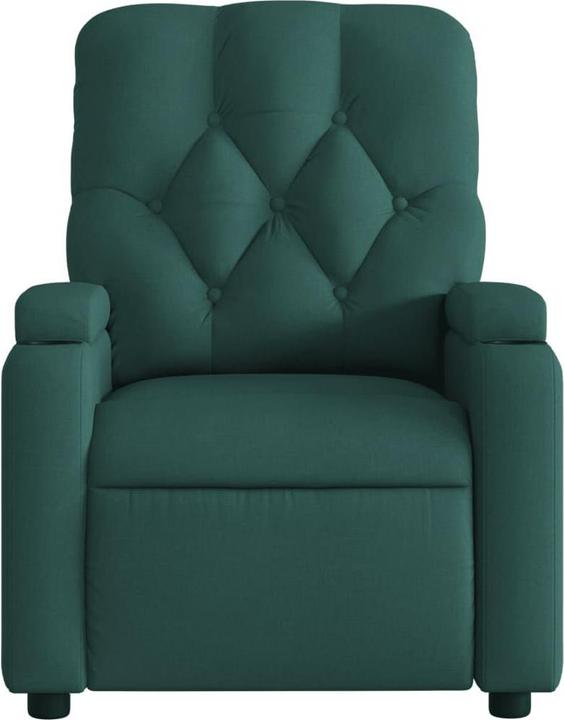 Produktbild VidaXL Massagesessel Dunkelgrün Stoff,Farbe: Dunkelgrün,Material