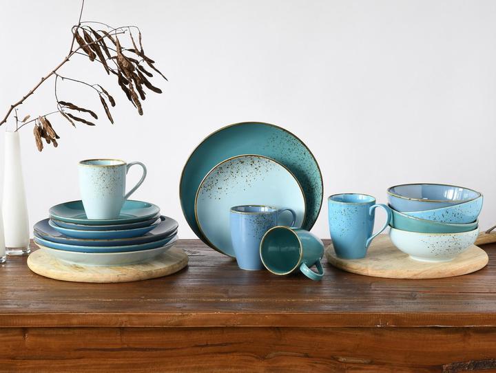 Actual product image CreaTable nature aqua (16 Piece)