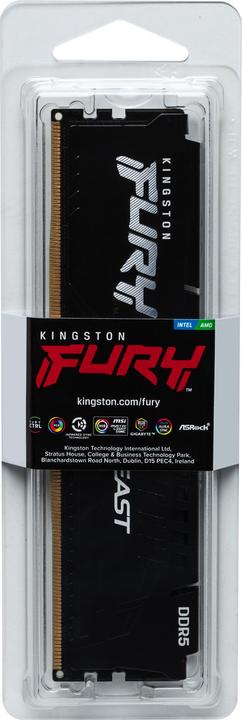 Produktbild Kingston FURY Beast (1 x 32GB, 5600 MHz, DDR5-RAM, DIMM)