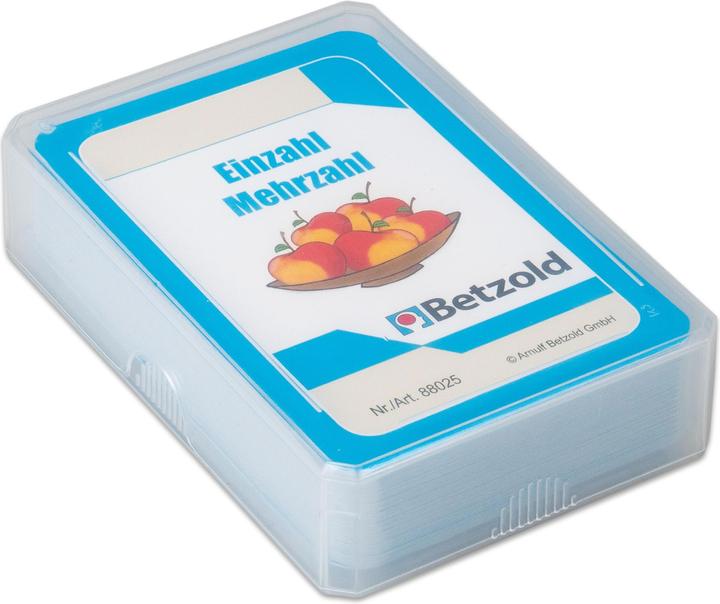 Produktbild Betzold Einzahl - Mehrzahl - Kartensatz für den Magischen Zylinder (Deutsch)